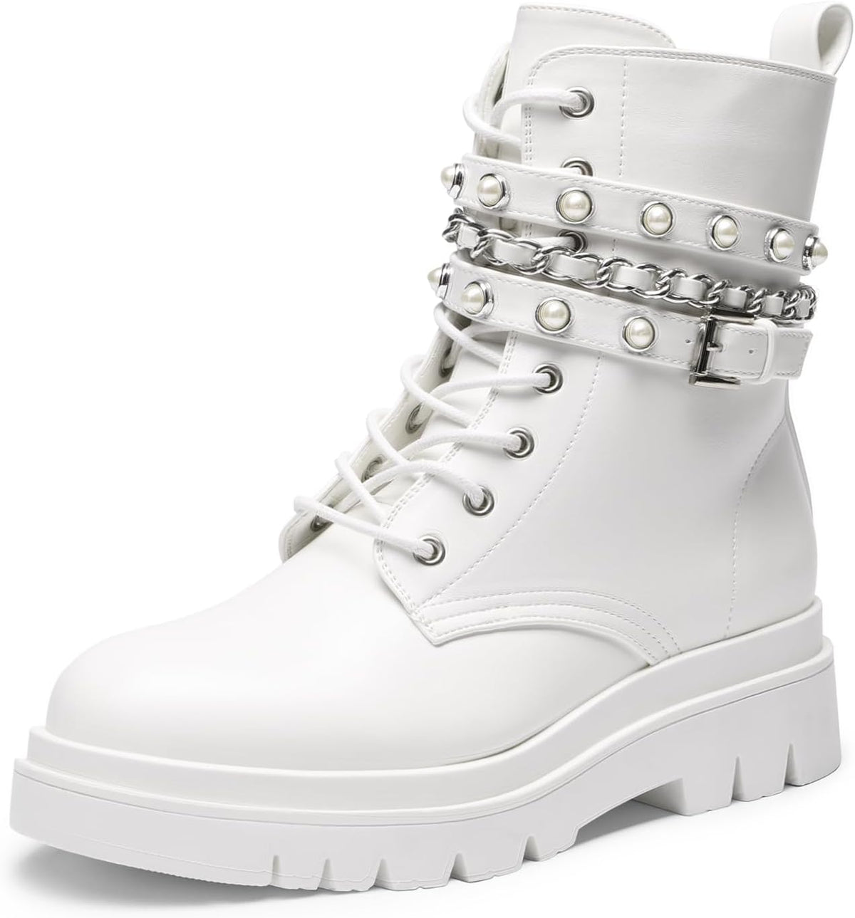 Women's Lace Up Combat Ankle Booties — view 2 of 2
