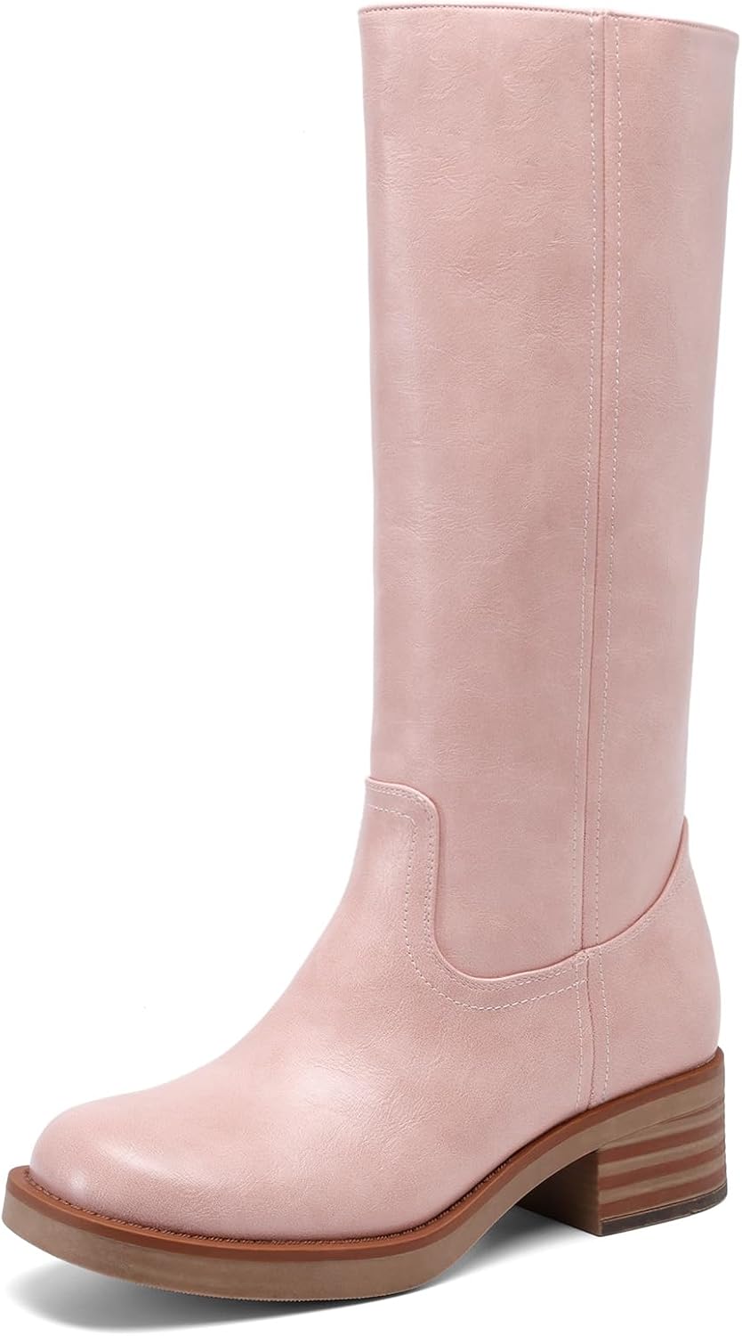 Women's Platform Knee High Riding Boots — view 7 of 8