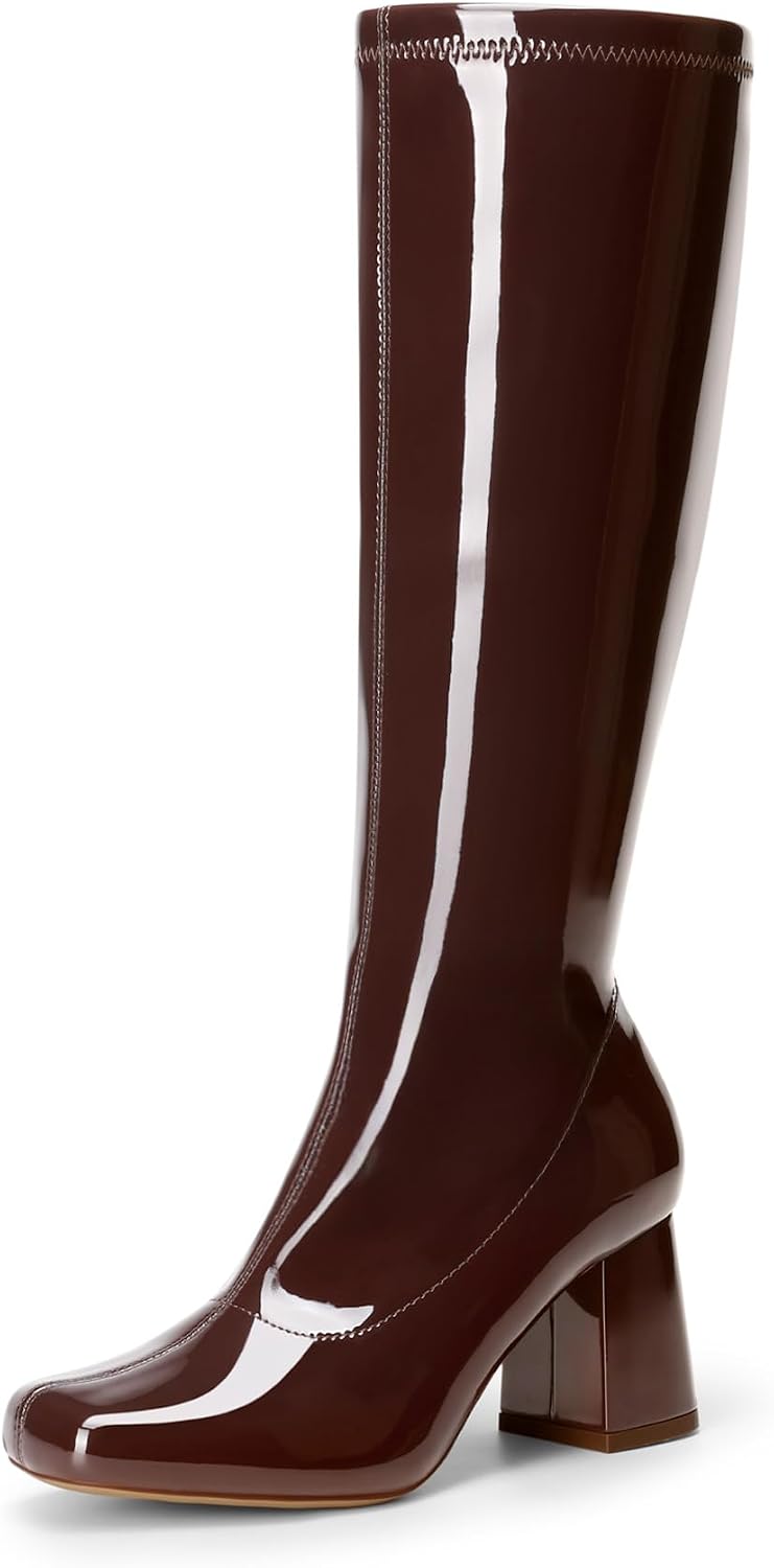 Women's Chunky Gogo Knee High Boots — view 5 of 6