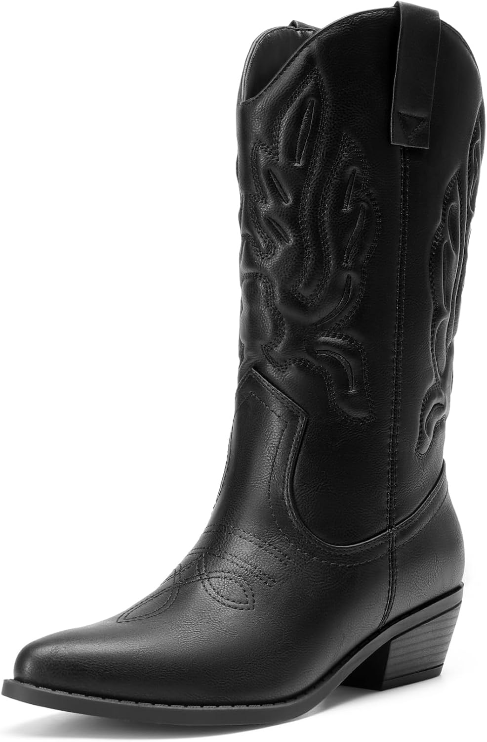 Women's Stitched Embroidery Cowgirl Boots — view 1 of 8