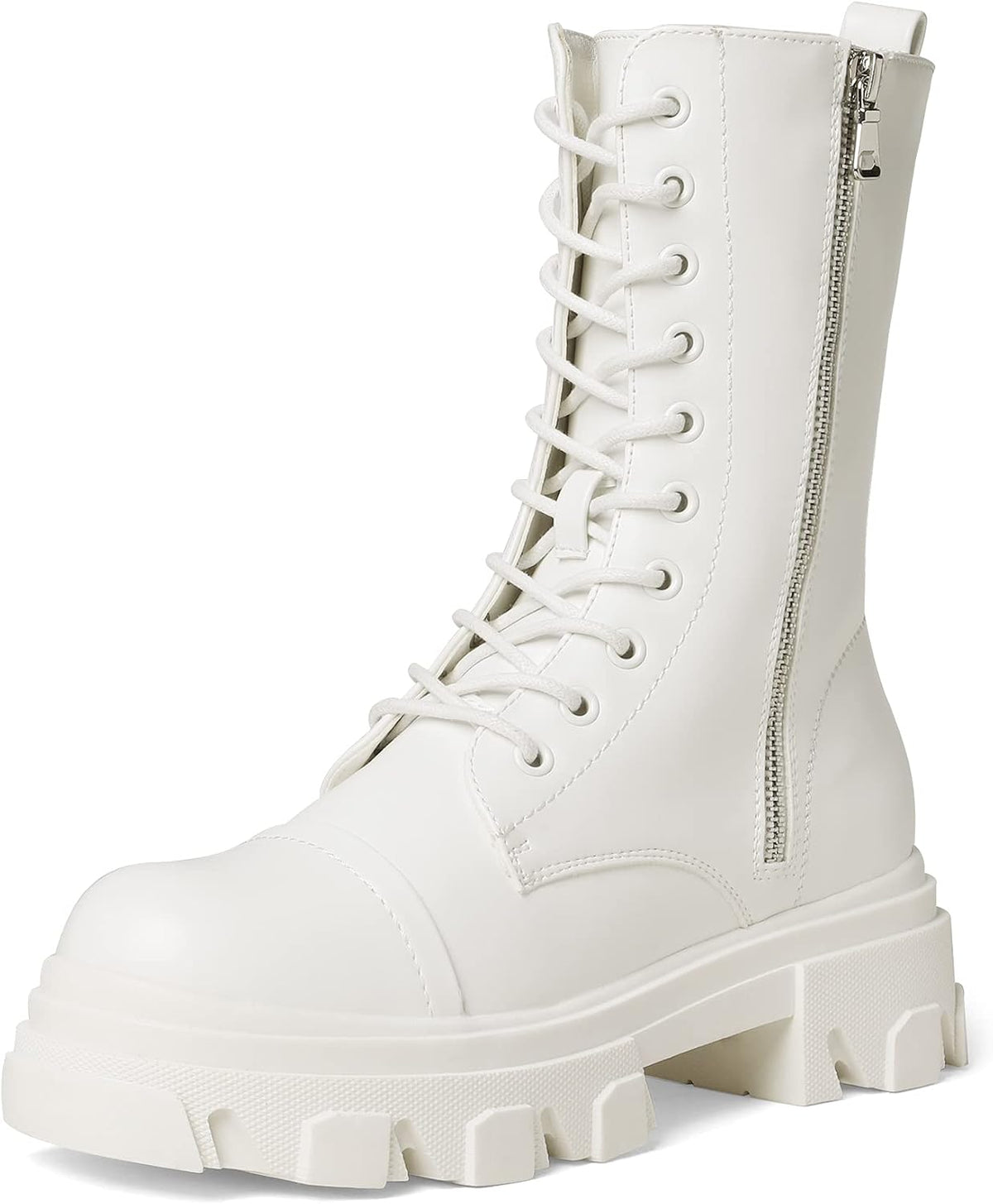 Women's Mid Calf Combat Boots — view 2 of 5
