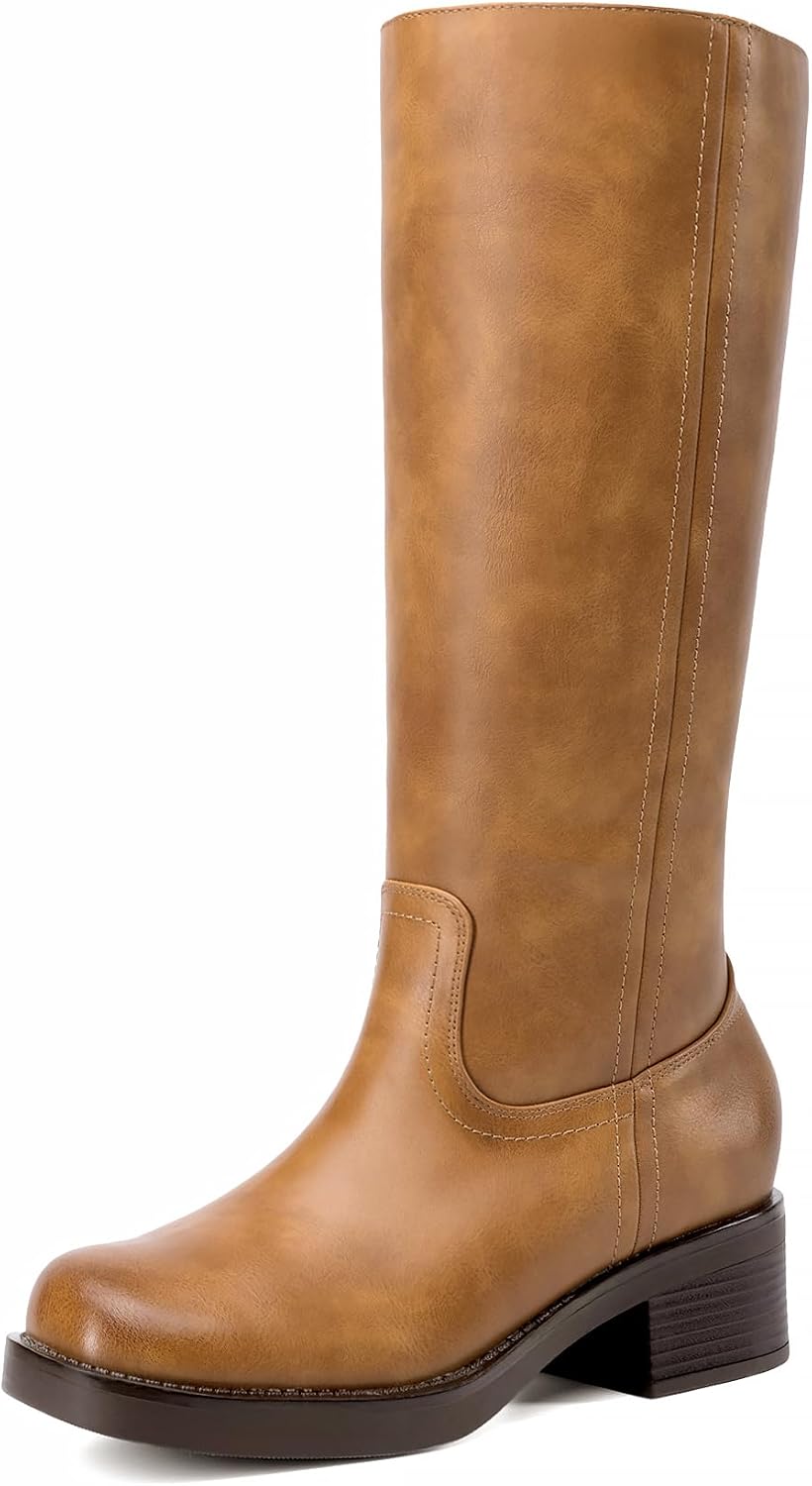 Women's Platform Knee High Riding Boots — view 6 of 8