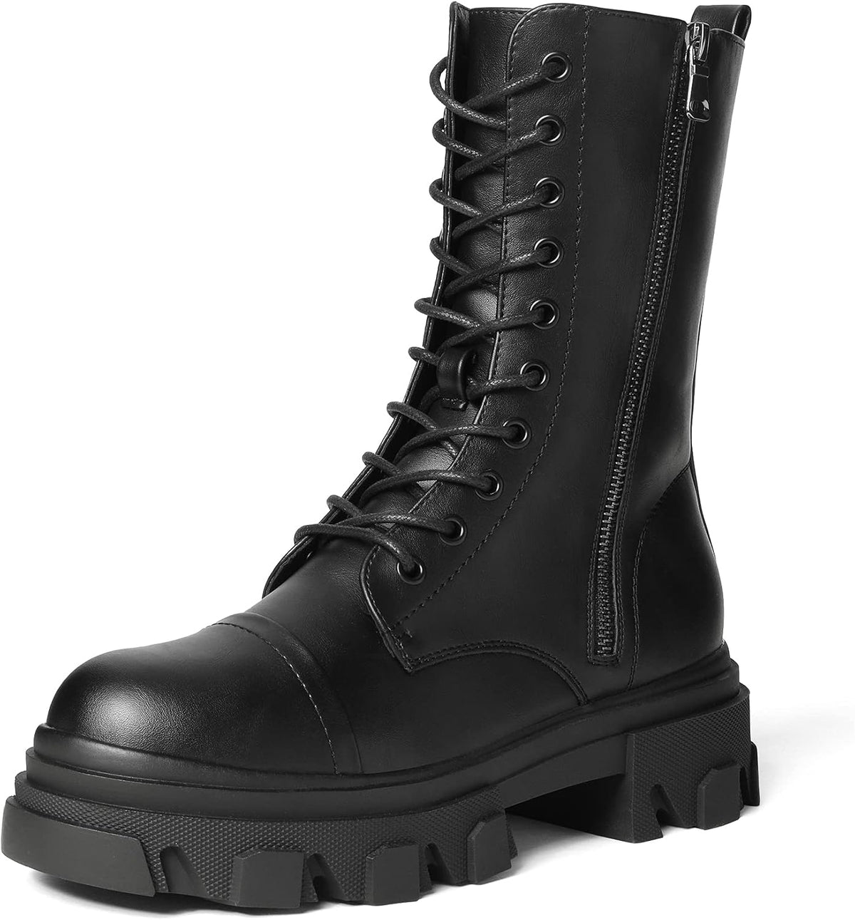 Women's Mid Calf Combat Boots — view 1 of 5