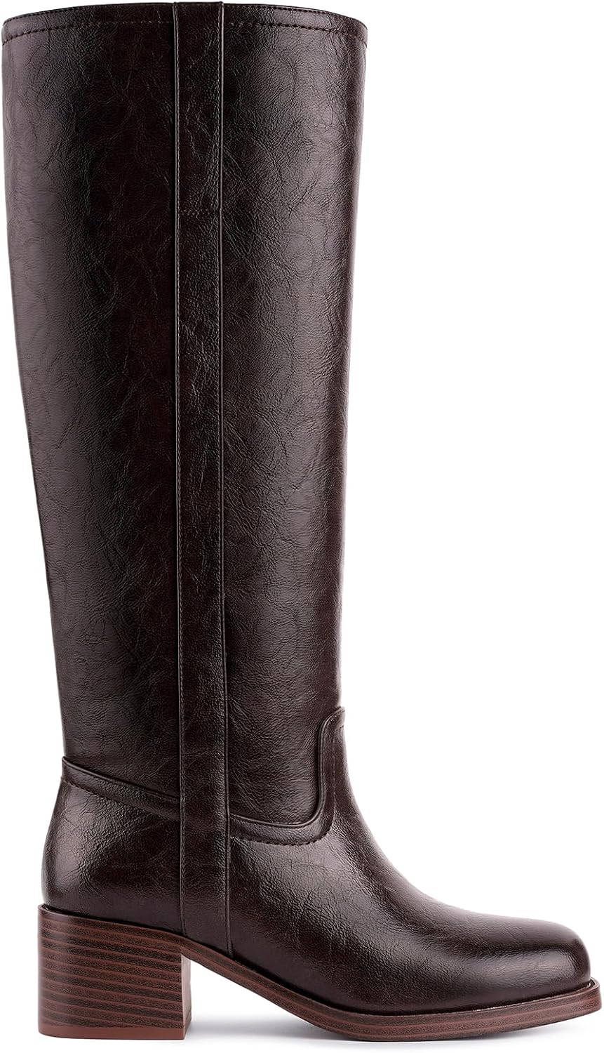Women's Wide Calf Knee High Riding Boots — view 14 of 15