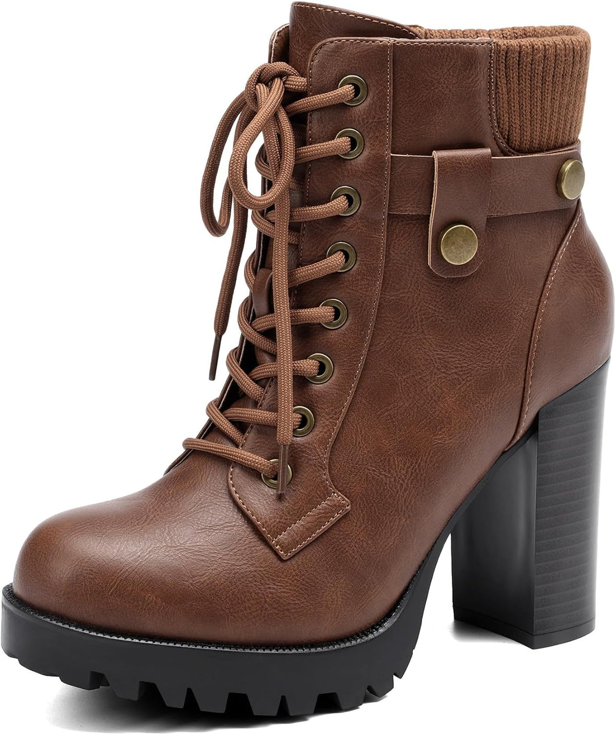 Women's Lace Up Combat Ankle Booties — view 2 of 4