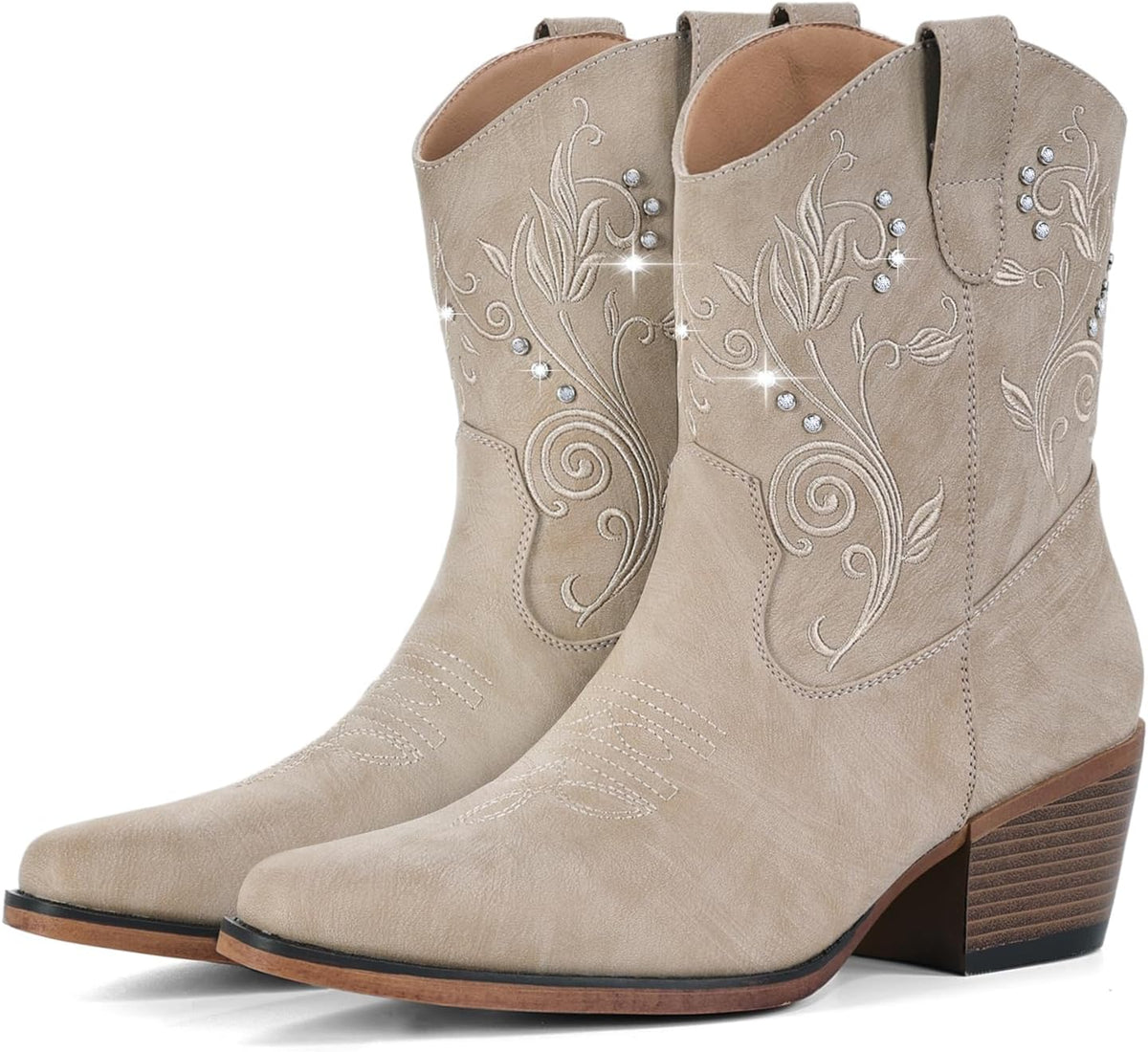 Women's Rhinestone Cowgirl Ankle Boots — view 7 of 7