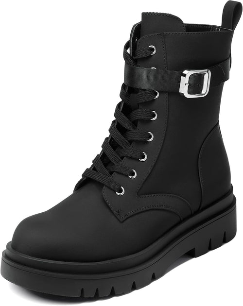 Women's Combat Platform Ankle Booties — view 1 of 2