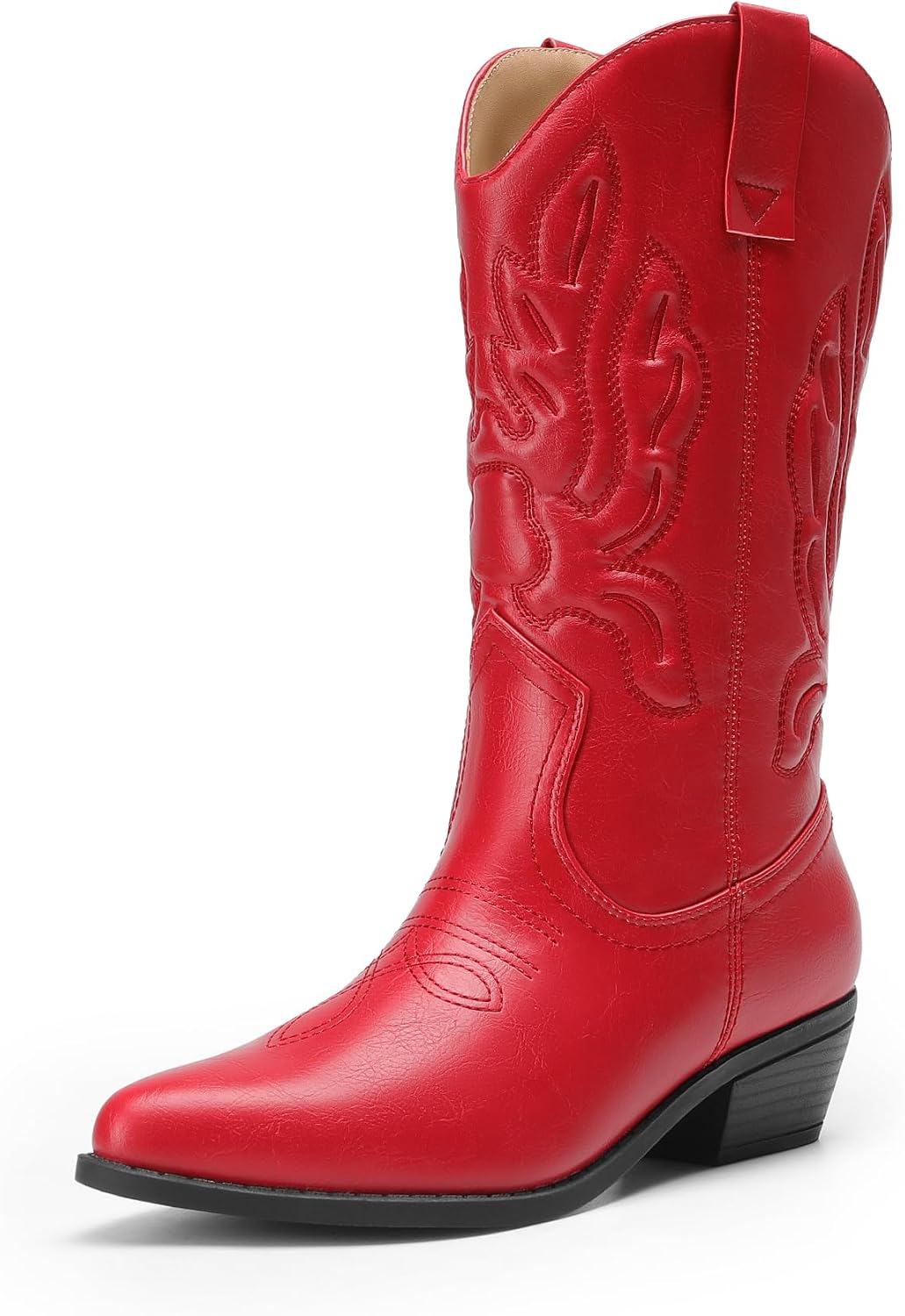 Women's Stitched Embroidery Cowgirl Boots — view 7 of 8