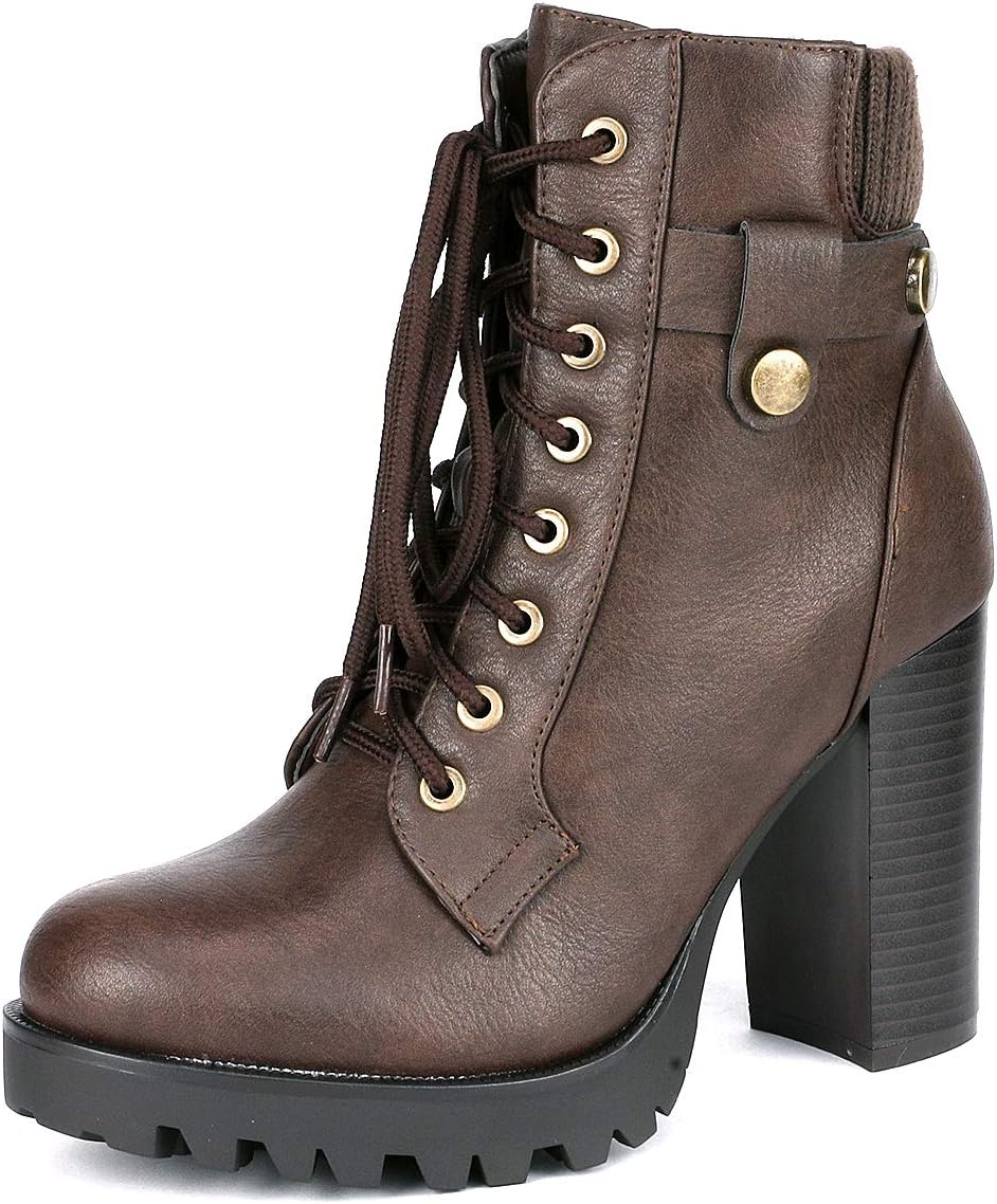 Women's Lace Up Combat Ankle Booties — view 4 of 4