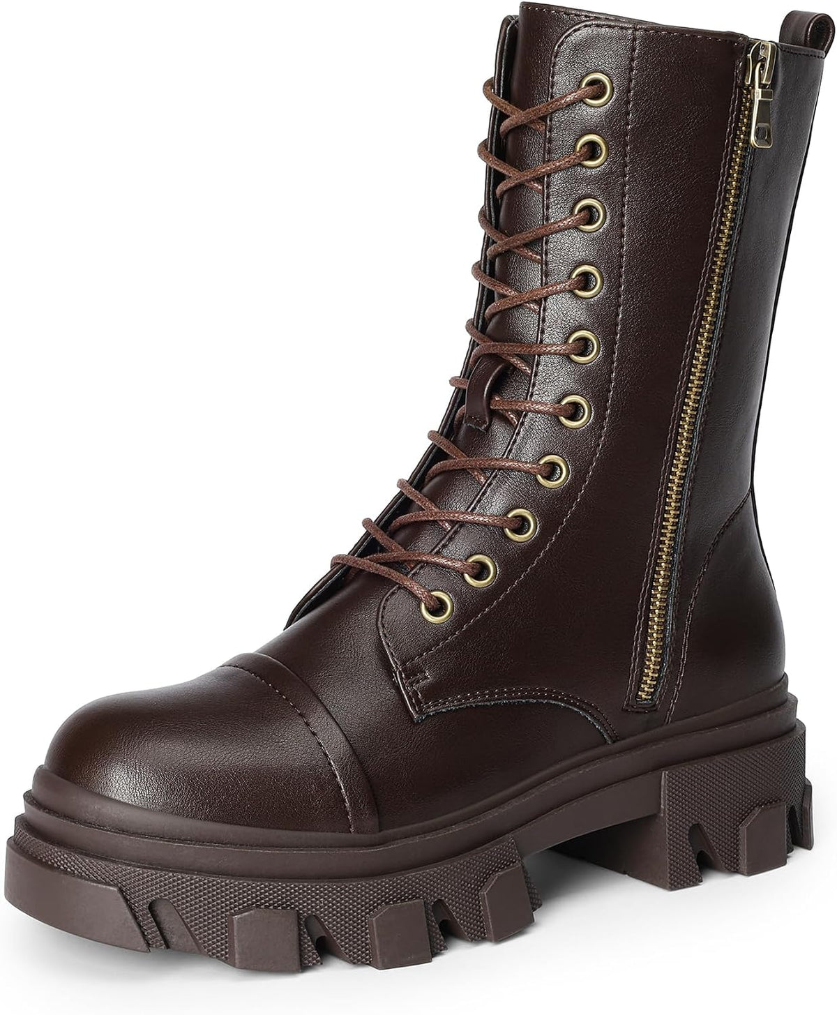 Women's Mid Calf Combat Boots — view 5 of 5
