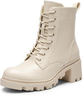Women's Lace Up Ankle Combat Booties — view 2 of 2