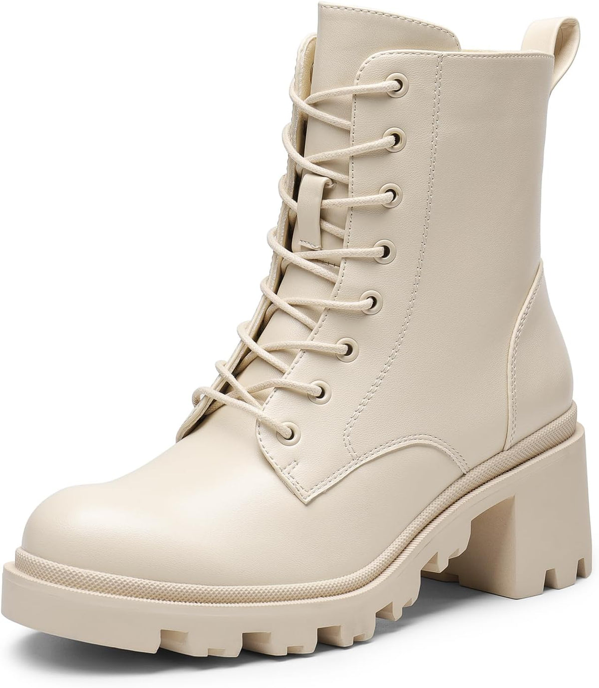 Women's Lace Up Ankle Combat Booties — view 2 of 2