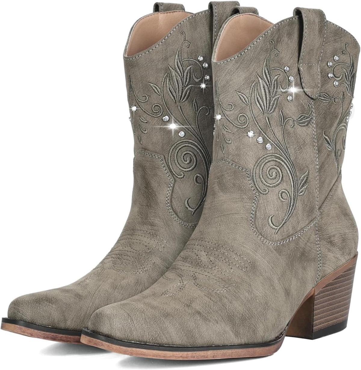 Women's Rhinestone Cowgirl Ankle Boots — view 5 of 7