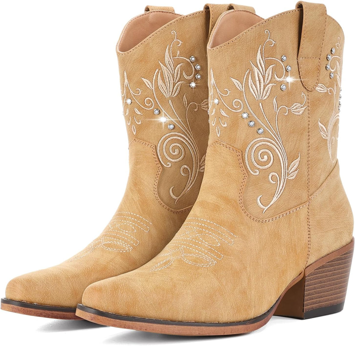 Women's Rhinestone Cowgirl Ankle Boots — view 6 of 7
