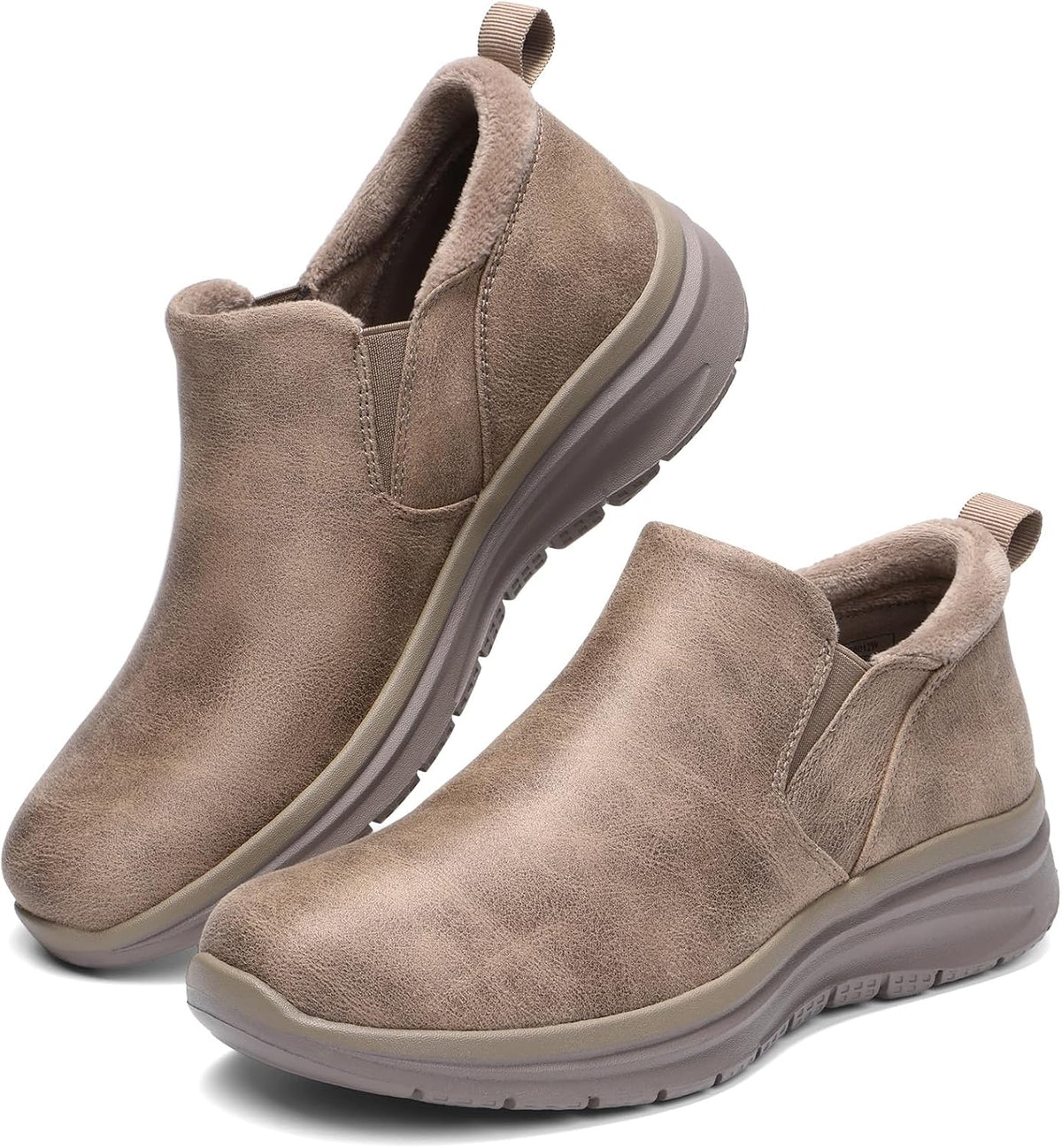 Women's Fleece Lined Slip On Ankle Boots — view 2 of 4
